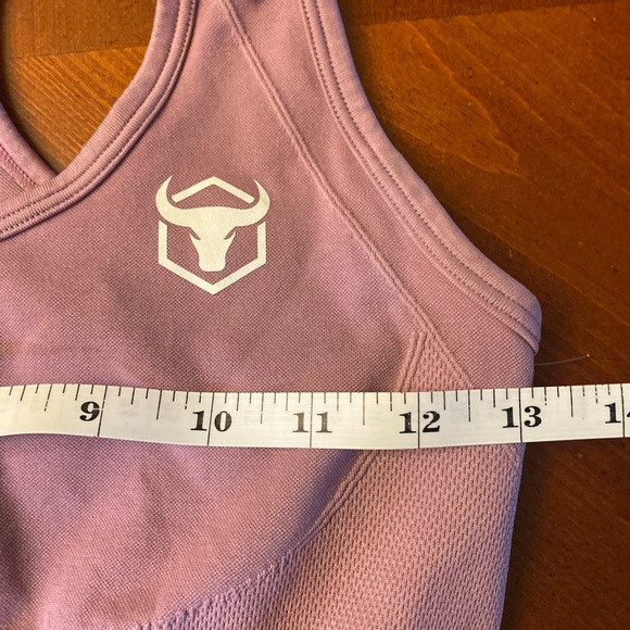 Iron Bull SMALL Sports Bra Dusty Rose - Picture 4 of 6
